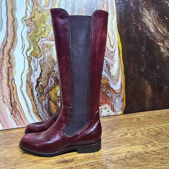 Wolverine 1000 Mile Heritage Darcy Women's Boots Cherry Red Leather Size 5.5B - Picture 9 of 14
